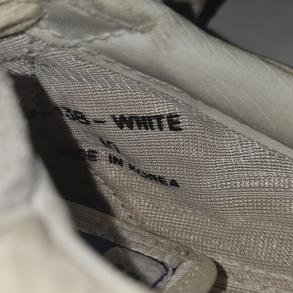 Vtg 1980's Korean VINTAGE RED White Athletic Shoes Size 10 - Picture 8 of 16